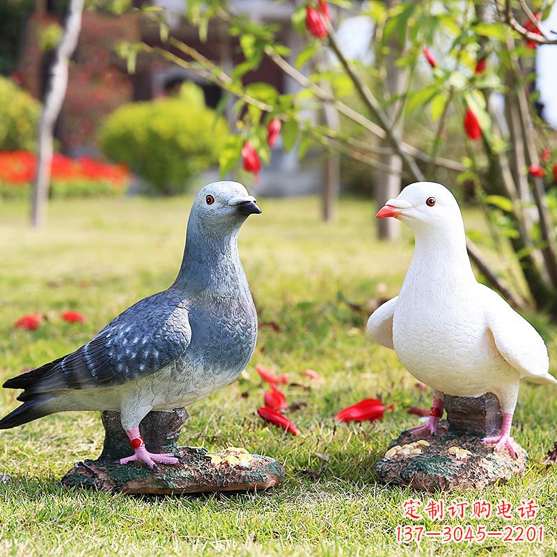 信阳中领雕塑:精美和平鸽雕塑