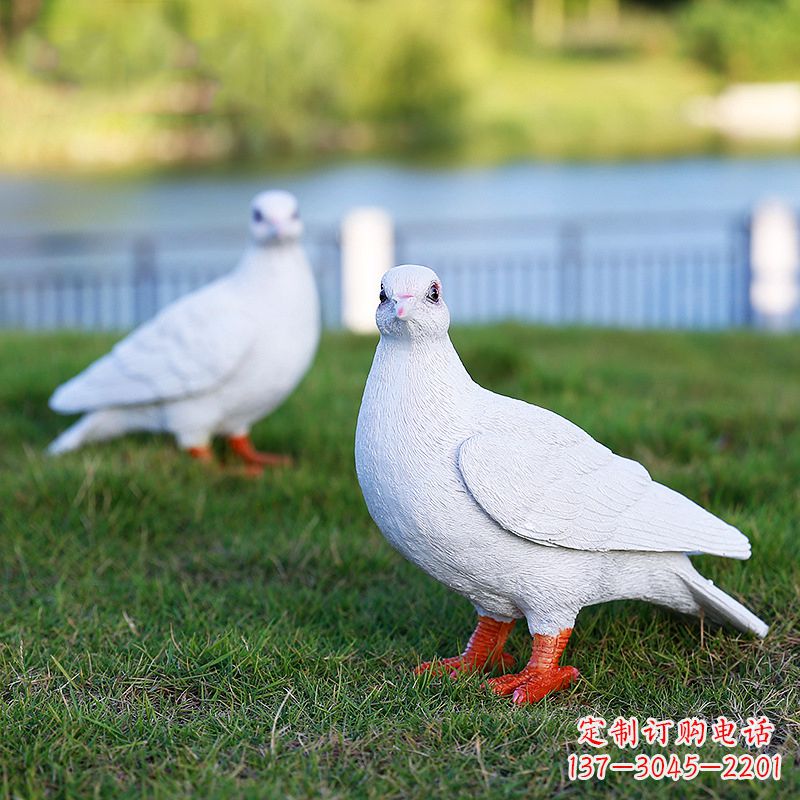 信阳新型和平鸽雕塑,让爱与和平传递
