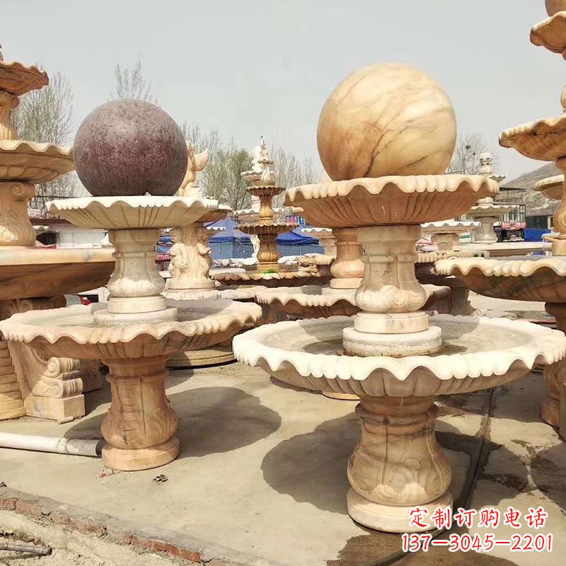 信阳河北石雕风水球喷泉,给您无与伦比的美景
