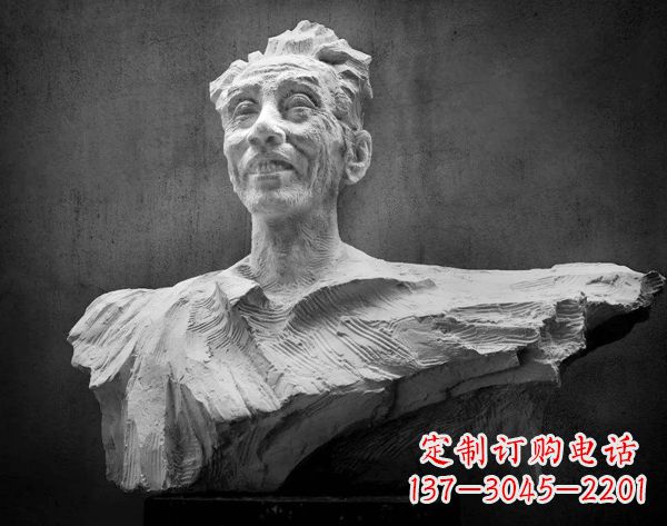 信阳贺绿汀石雕头像——致敬中国当代音乐传奇