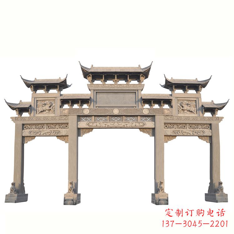 信阳红石牌坊雕塑是一家专业从事牌坊雕塑的厂家…