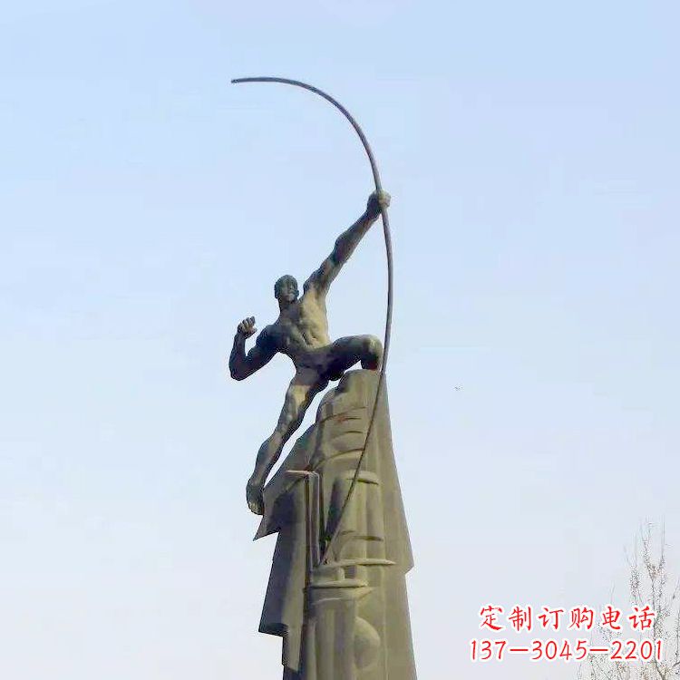 信阳精美雕塑,品质保证——后羿雕塑