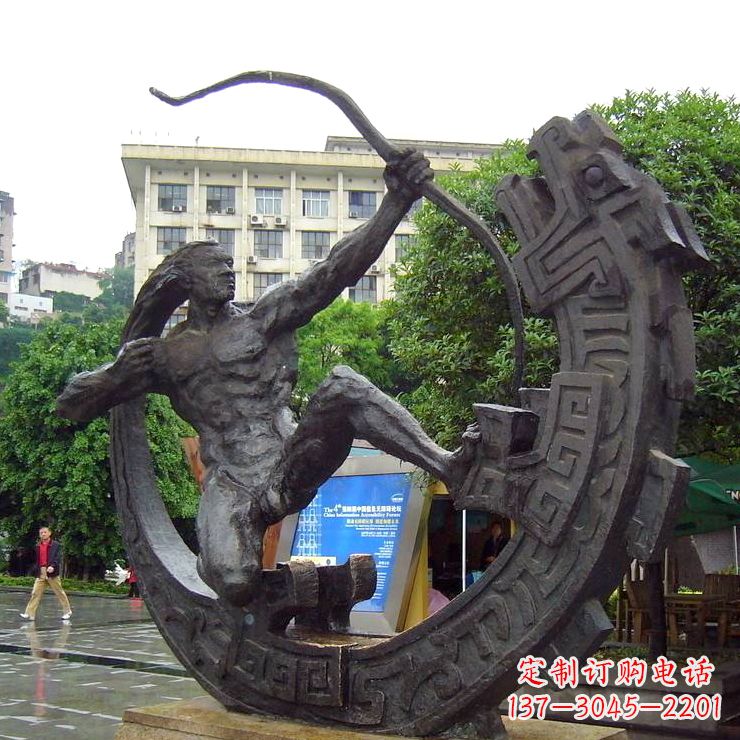 信阳传承古老神话,领略城市历史文化:后羿射日…