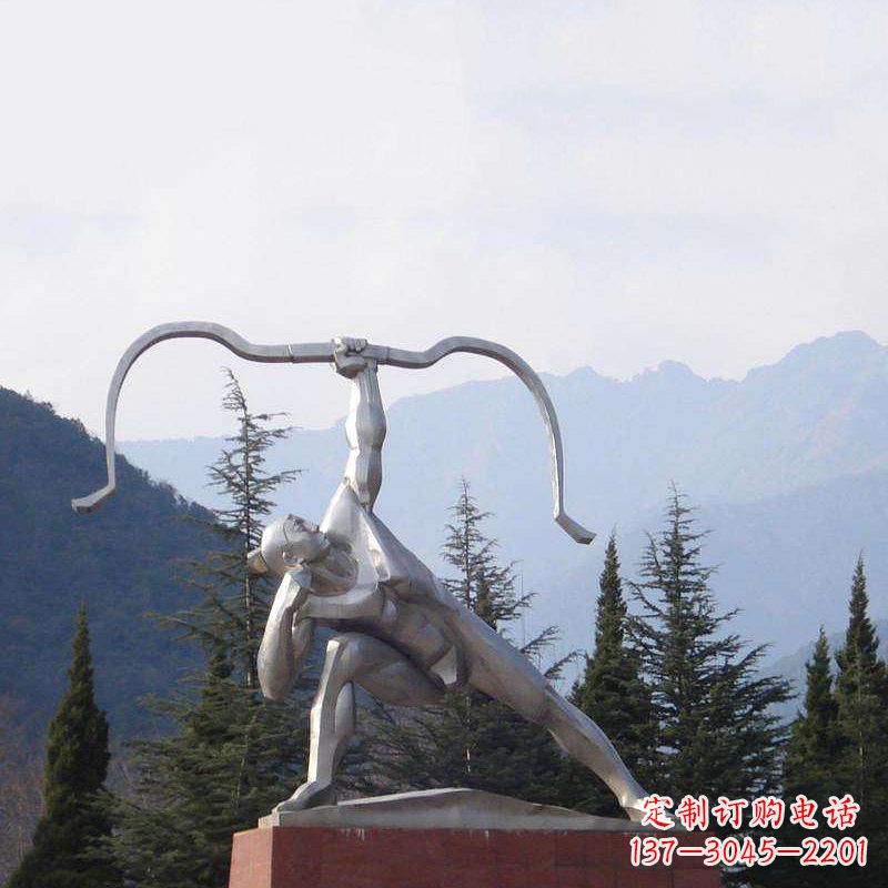 信阳后羿雕塑,不锈钢雕塑制作&定制