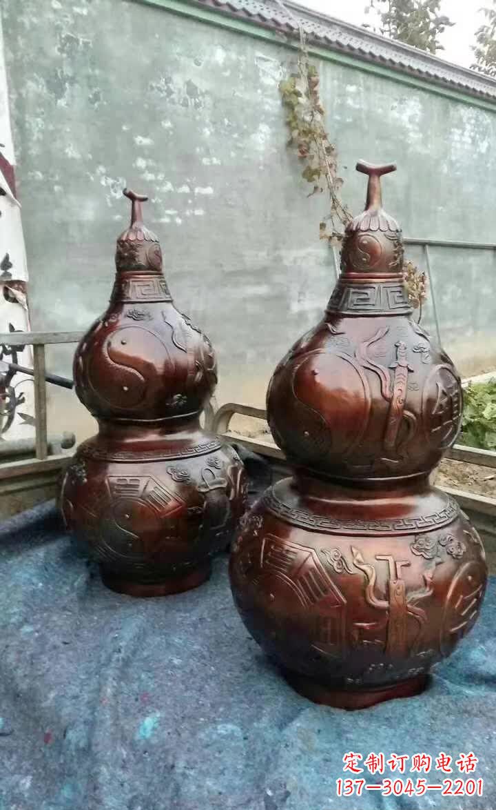 信阳葫芦雕塑,精致艺术佳作