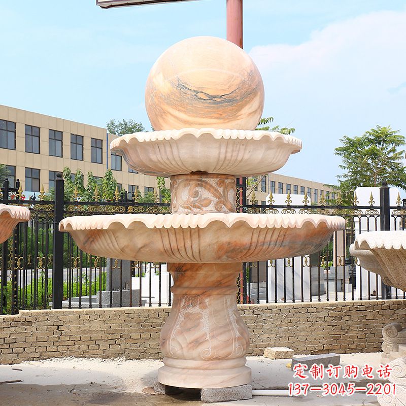信阳湖南石雕风水球,传统工艺与现代美学完美结合