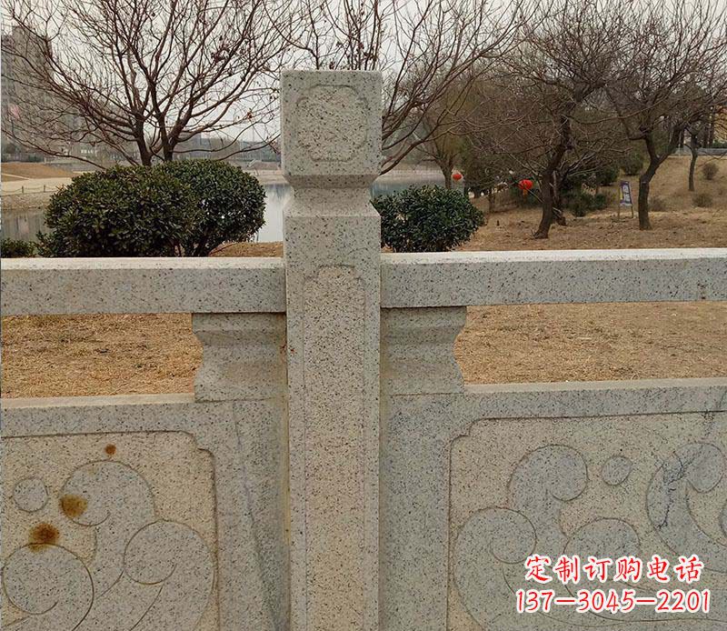 信阳定制户外大理石栏板雕塑