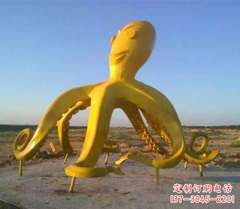 信阳新颖别致的章鱼雕塑