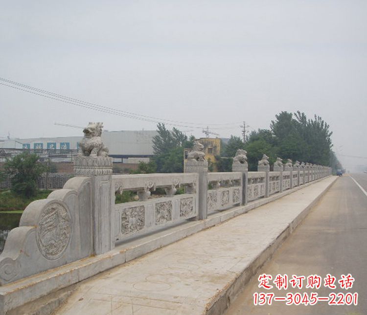 信阳专业的护城河大理石栏板石雕
