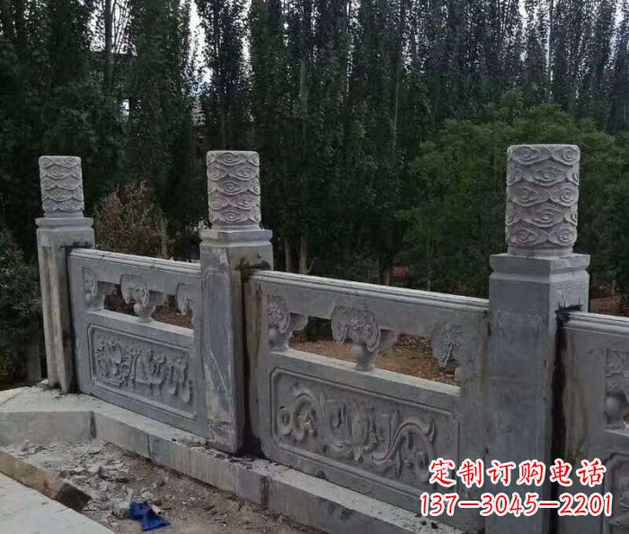 信阳定制石质护城河栏板雕塑