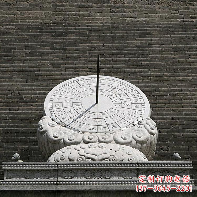 信阳花岗岩古代计时器日晷雕塑
