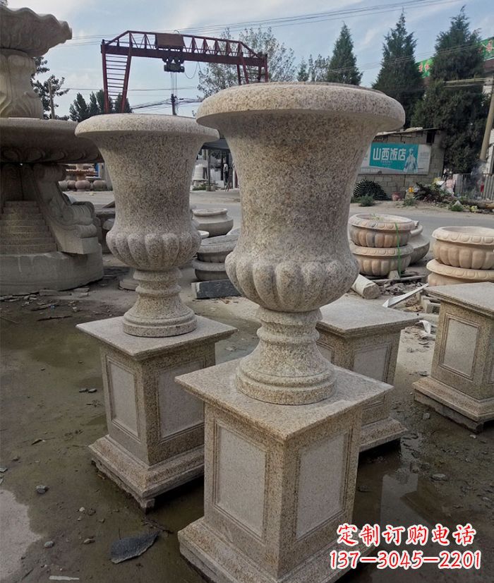 信阳花岗岩欧式花钵花盆雕塑