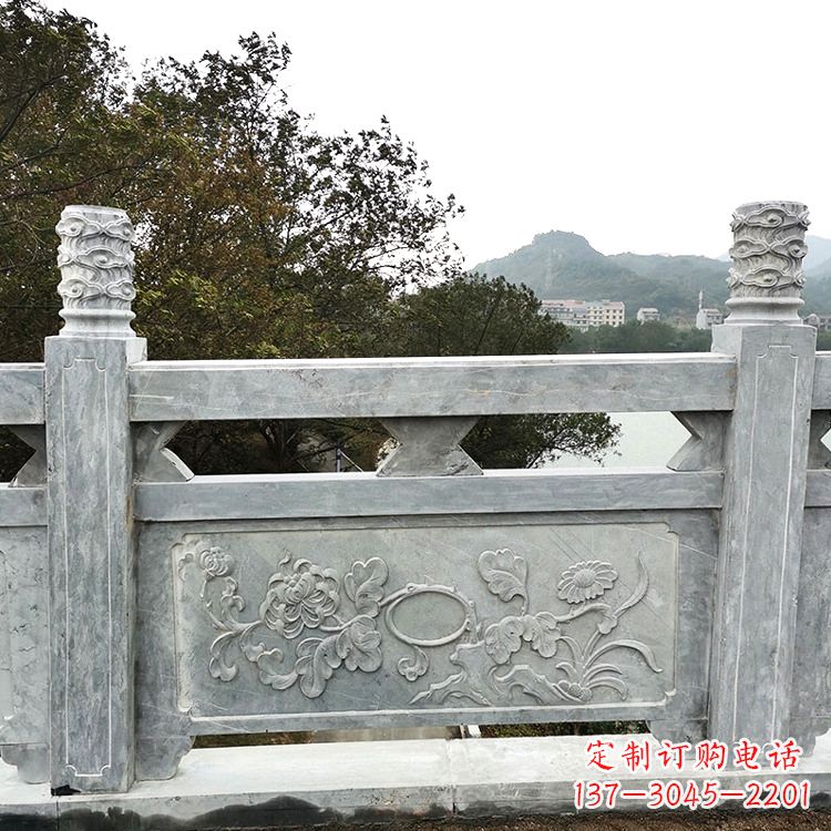 信阳花岗岩石雕栏板,美轮美奂