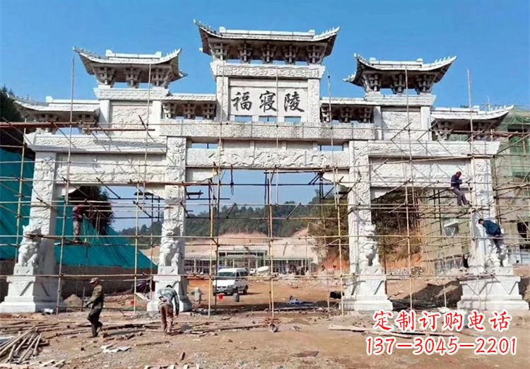 信阳花岗岩牌坊雕塑,精致细腻的定制精品