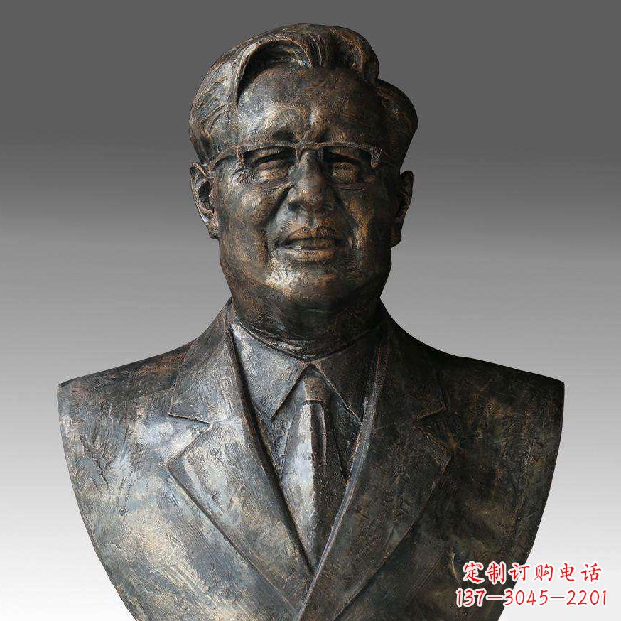 信阳以高质量铜雕制作华罗庚头像