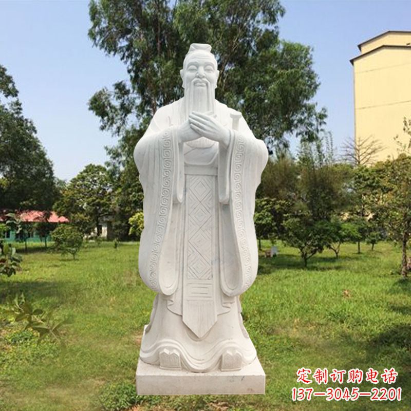 信阳精雕细作,欣赏华师孔子雕塑
