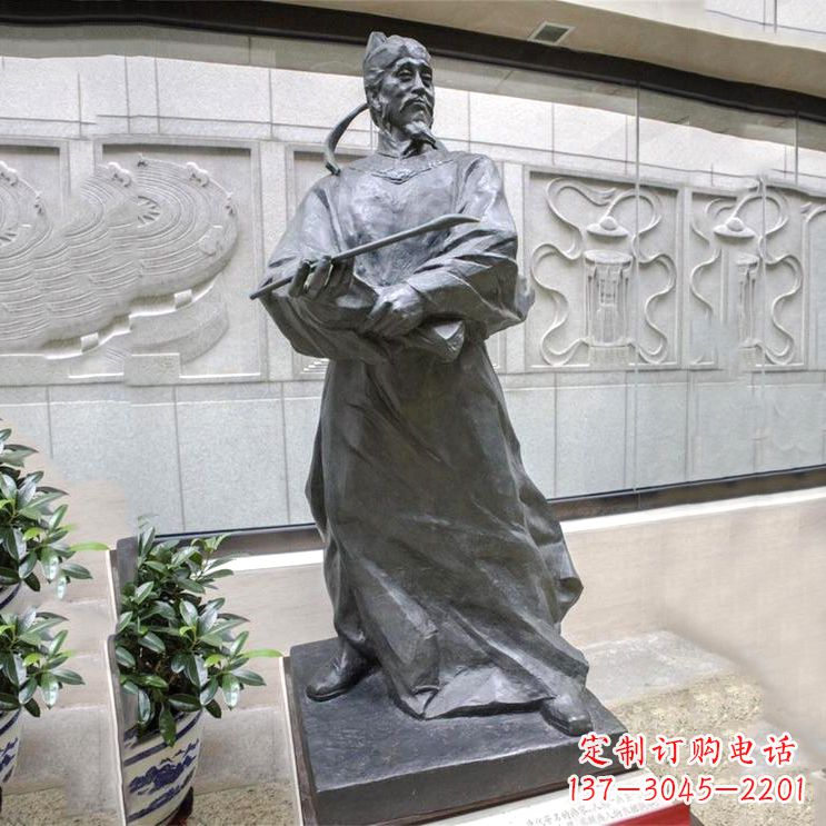 信阳铸就历史——吴道子雕塑