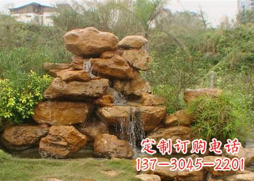 信阳黄蜡石假山雕塑,古典美感与精细工艺的完美结合