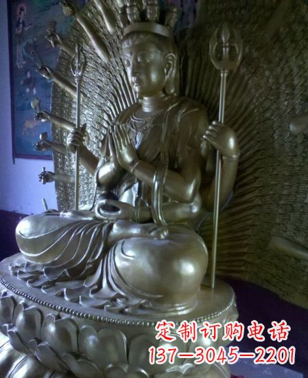 信阳中领雕塑:高质量黄铜佛像雕塑
