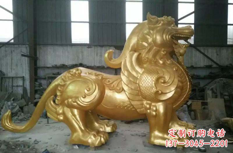 信阳精致定制黄铜貔貅雕塑