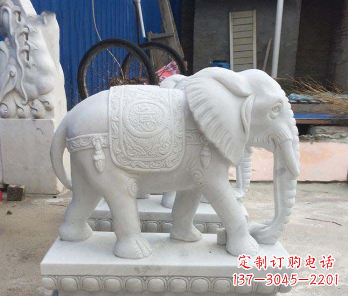 信阳精美大象雕塑,门口装点新灵感