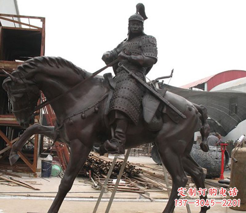 信阳将军骑马铜雕,聚焦古典品质