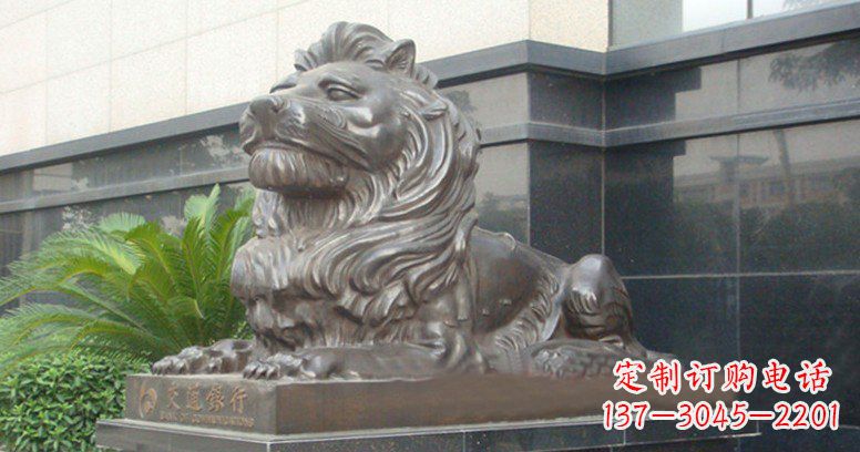 信阳中领雕塑-雕刻狮子铜雕定制