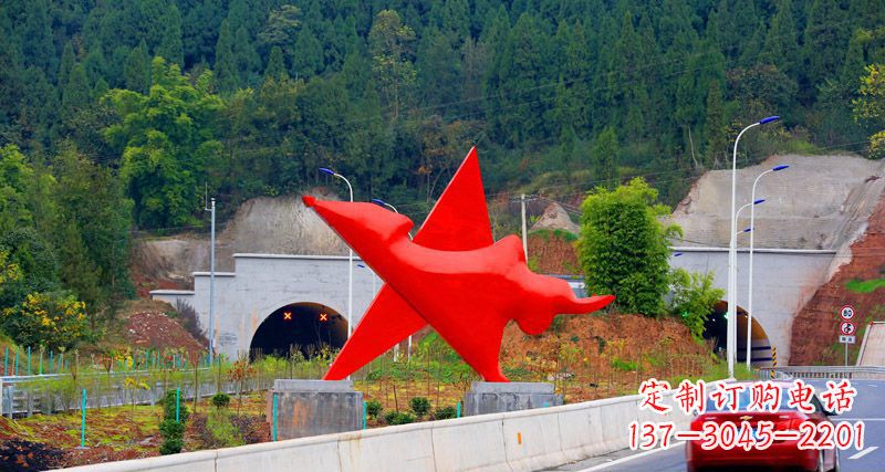 信阳不锈钢五角星雕塑——把美好变成珍藏