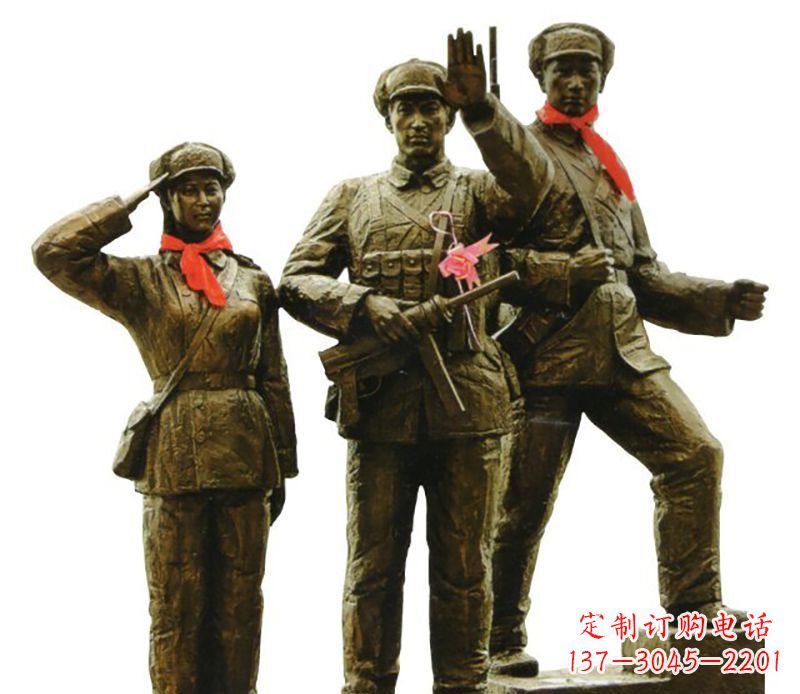 信阳勇士战士雕塑,感受立于战场的英勇豪迈