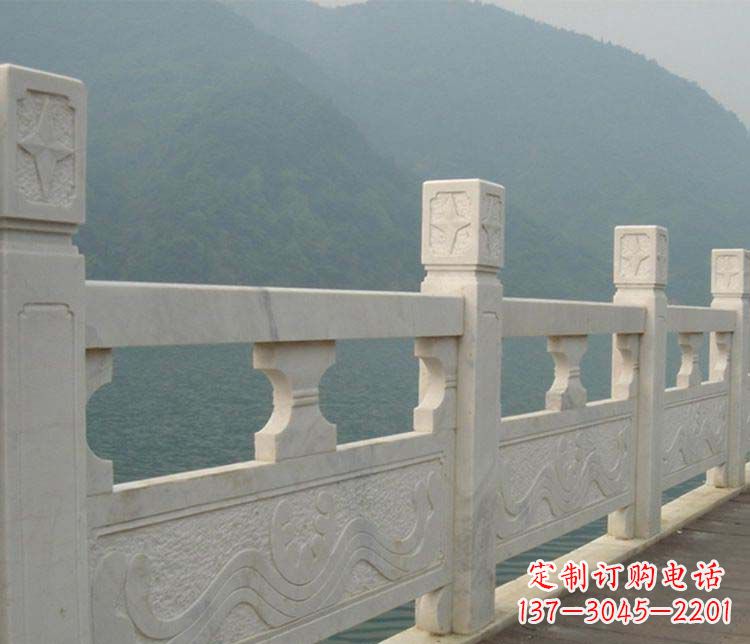 信阳中领雕塑:景区大理石栏板石雕