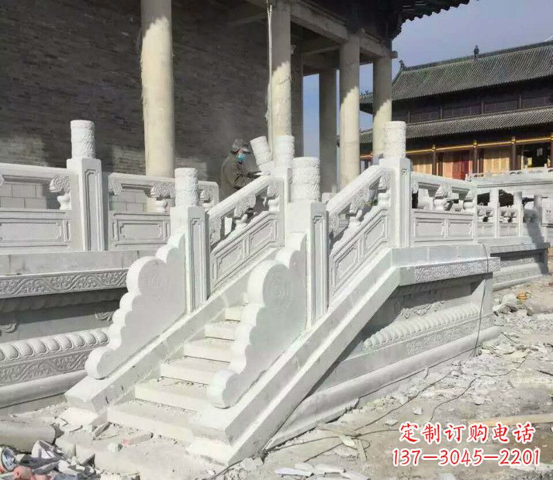 信阳大理石栏板石雕，精美绝伦，让建筑锦上添花