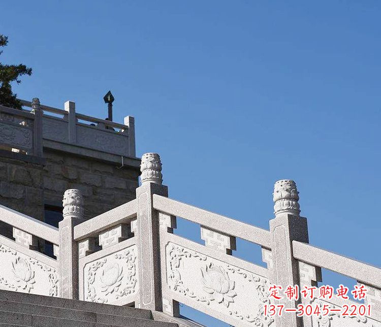 信阳景区大理石栏板石雕_2 (3)
