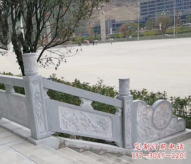 信阳景区大理石栏板石雕_2 (5)