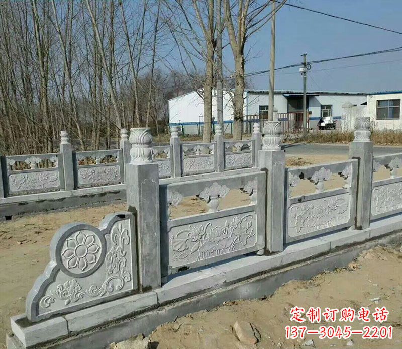 信阳景区大理石栏板石雕_2 (7)