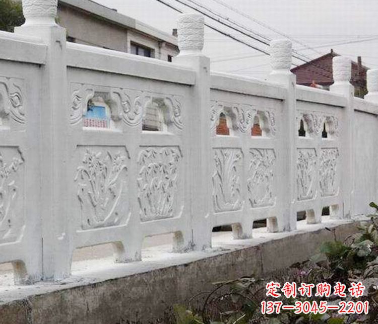 信阳优雅大理石栏板雕塑