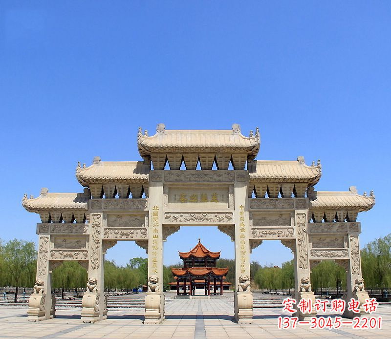 信阳景区大型建筑牌坊