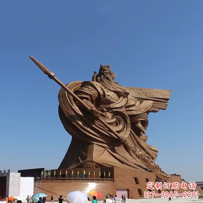 信阳精美大型历史名人关公铜雕
