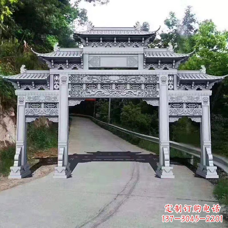 信阳专业定制石牌坊雕塑