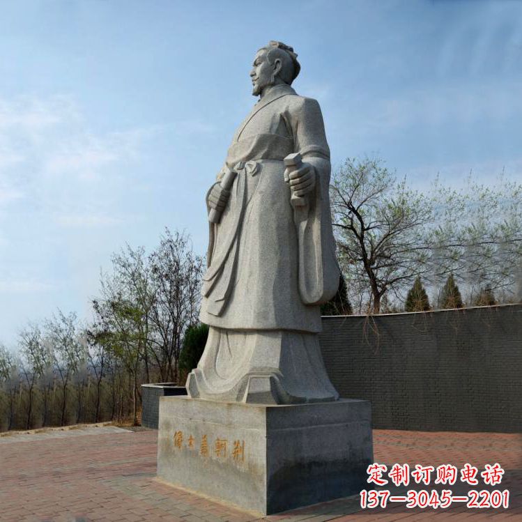 信阳中国荆轲铜雕塑,给景区广场趣味增添历史感