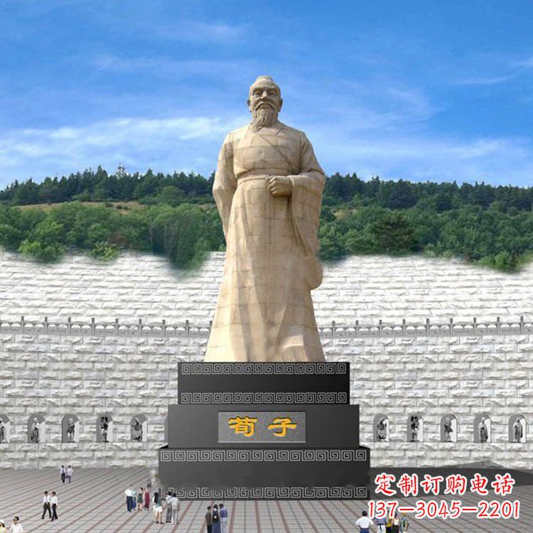 信阳荀子大型石雕塑,追求卓越的精致艺术