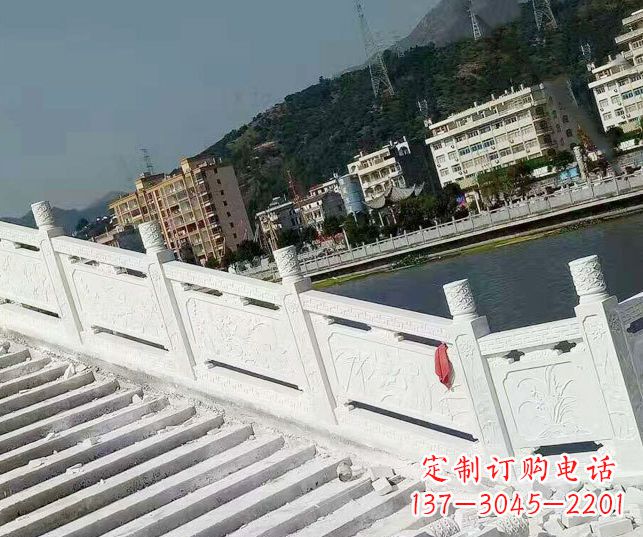 信阳山东汉白玉栏板石雕