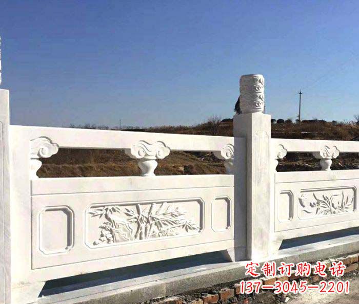 信阳泰安中领雕塑汉白玉石浮雕栏板