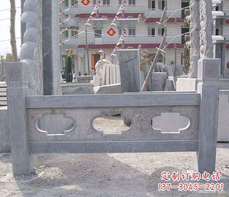 信阳仿古栏板石雕——中领雕塑