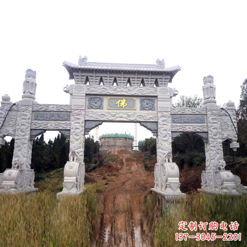 信阳景区入口石牌坊雕塑,为您塑造独一无二的精美雕塑