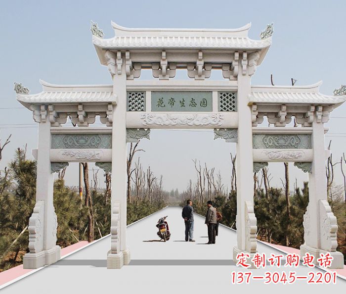 信阳精美牌坊雕塑，定制你的独一无二