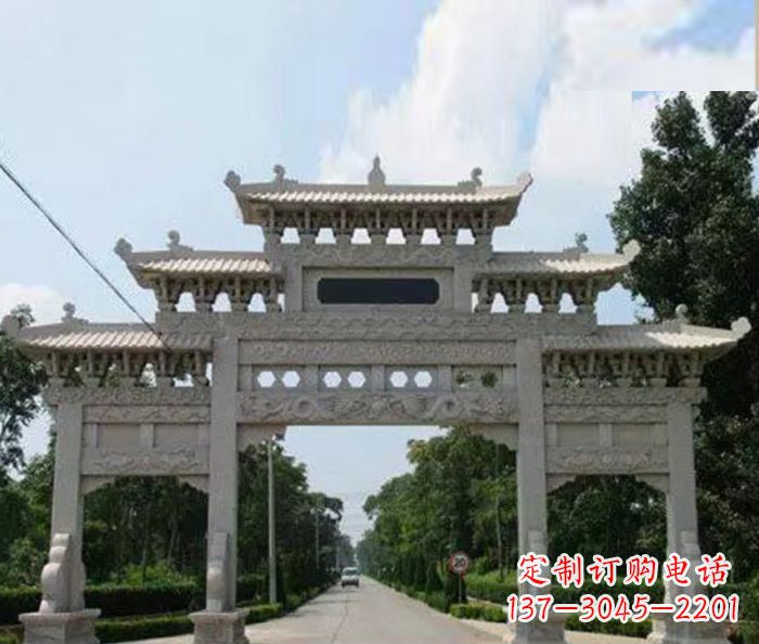 信阳高品质牌坊石雕，专为客户量身定制