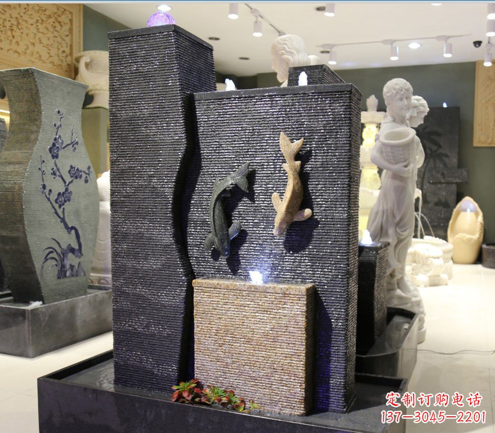 信阳九龙太子石雕喷泉——精巧绝伦的喷泉雕塑