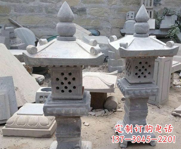 信阳酒店级镂空石灯雕塑