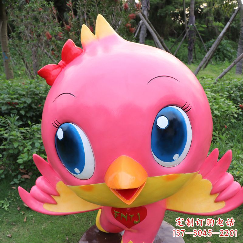 信阳中领雕塑精致玻璃鸽子雕塑