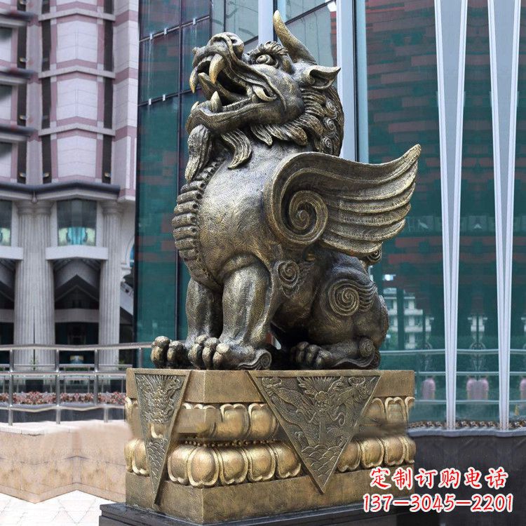 信阳享受艺术的迷人之美:貔貅铜雕